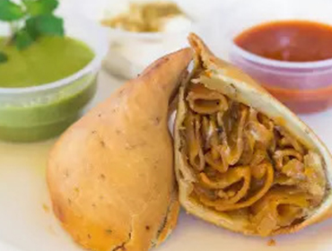 Cheese Macroni Samosa